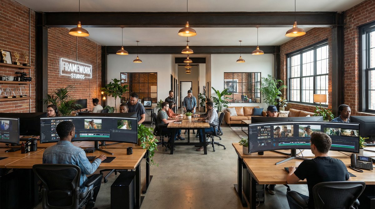 糖心vlog影视传媒公司办公环境